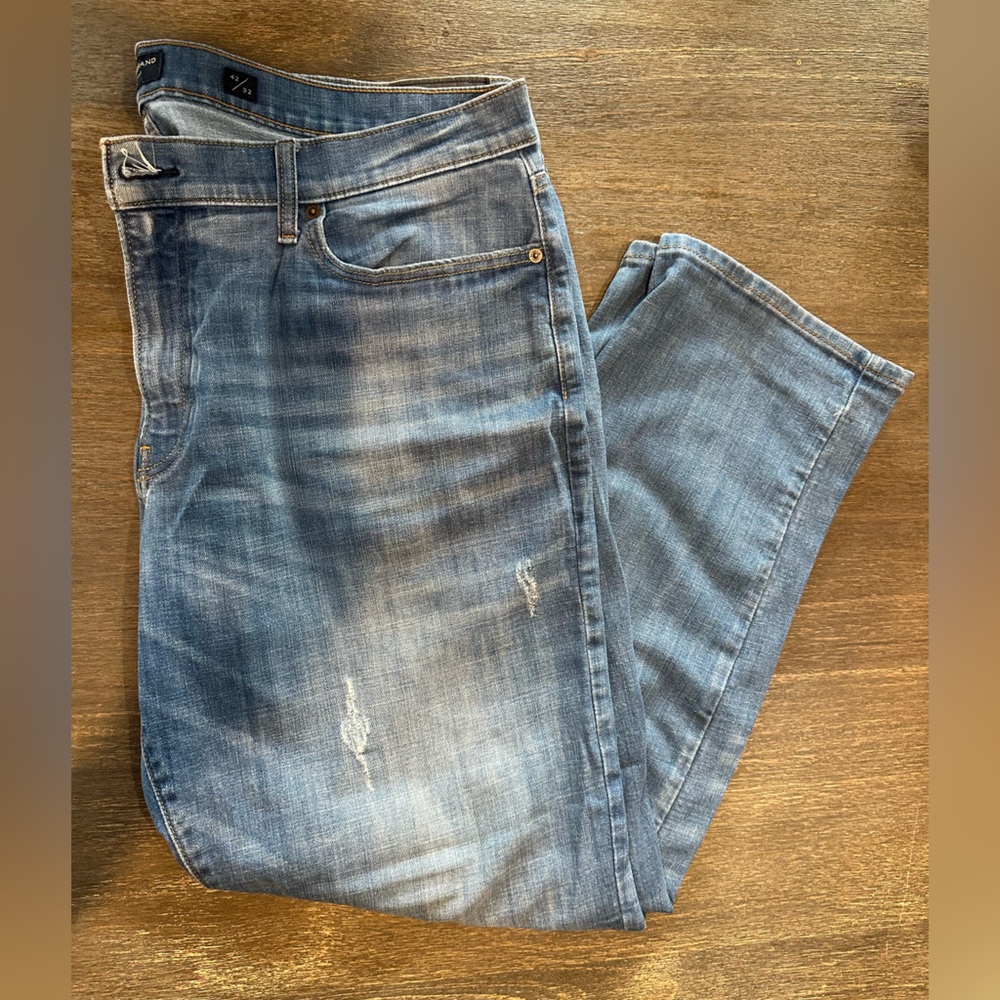 Lucky Brand Men's Distressed Blue Jeans